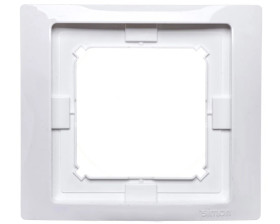 Simon Basic Neos Ramka pojedyncza IP44 z uszczelką biała BMRC1B/11