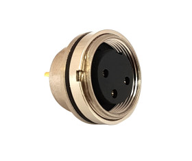 Złącze wielostykowe przemysłowe 3-pinowe M16 Montaż tylny Gniazdo Bulgin