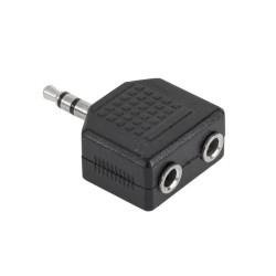 PRZEJŚCIÓWKA JACK 3,5 NA 2x GNIAZDO JACK 3,5 ADAPTER ZŁĄCZE