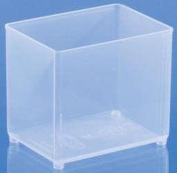 Compartment insert, without drawers, transparent, (W x D) 55 x 79 mm, EINSATZ 80 BA8-1