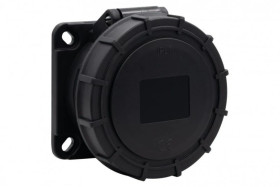 Gniazdo siłowe tablicowe proste 16A 5p 380V-415V /FE/ IP67 czarne