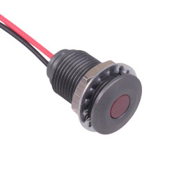 Q10F5ACXXR12E Red 10mm 12VDC LED Panel Indicator IP67 APEM