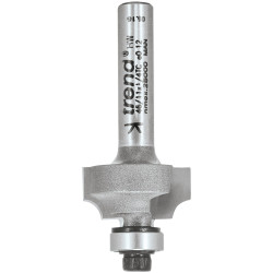 Trend 46/118X1/4TC 46/118 x 1/4 TCT Bearing Guided Ovolo &amp; Round Over 3mm Radius