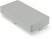 Aperture, rectangular, (L x W x H) 27.85 x 14 x 5.5 mm, red, for short-stroke pushbutton, 5.46.681.004/0309