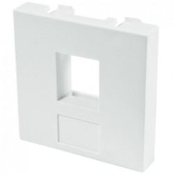 Adapter keystone pojedynczy 2M 45x45 biały Mediabox