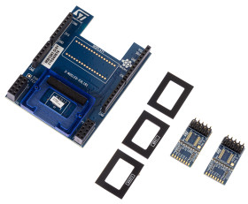 Zestaw rozwojowy czujników, VL53L1X, do uzytku z: Płytka STM32 Nucleo, Płytka rozszerzeń, Long distance Ranging