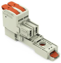 WAGO Obudowa złącza pin żeńskiego na kabel Wymiary siatki: 10.16 mm 832-1102/306-000 5 szt.