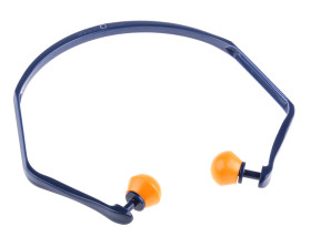 Zatyczki do uszu Jednorazowe, 24dB, kolor: Niebieski, pomarańczowy, materiał: POM, 3M E.A.R CE, EN 352-2