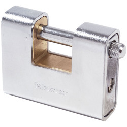 Master Lock 690EURD Armoured 90mm Zinc Body Shutter Padlock