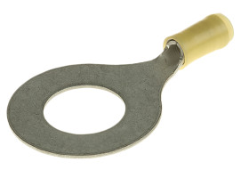 Zacisk oczkowy rozmiar przewodu 6.6mm² Ø , M16 (5/8) izolowany średnica wew 16.66mm Żółty TE Connectivity