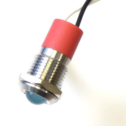 Panel LED 12V, niebieska 12mm LED Wyprowadzenia CML Innovative Technologies