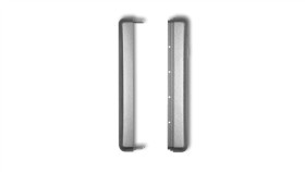 Boki Do Ramki Zewnętrznej (Komplet 2 Sztuk) Srebrny Metalik 7Frb