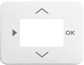 Busch-Jaeger Zaślepka Przełącznik do żaluzji, Przełącznik/przycisk do żaluzji Alpha Nea, Alpha exclusiv biały, biały 2CK