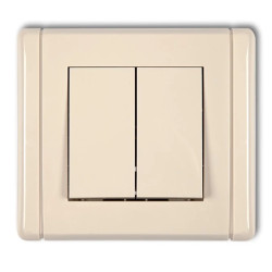 FLEXI Przycisk dwubiegunowy beżowy 1FWP-44.2