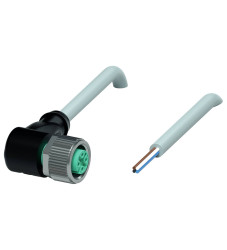 Pepperl+Fuchs 239999-100016 Złącze konfekcjonowane czujnika/aktuatora V1-W-1,5M-PVC, piny: 4, 1.5 m, 1 szt.