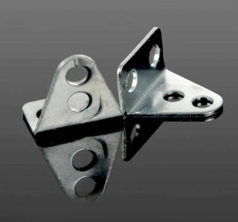 Miniature L-shaped Angle Mounting Bracket - 2/2mm Axle Support - 10pcs