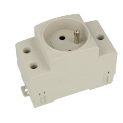 Gniazdo elektryczne na szynę DIN 230V/16A AUS16B