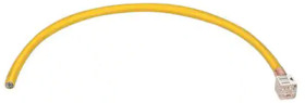 Ha-VIS preLink patch cable, Ha-VIS preLink, straight to open end, Cat 6, S/FTP, PUR, 1 m, yellow, 20826001010