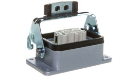 Zestaw Kompletny 6+Pe Stykowy Żeński /Obudowa Wtyczki + Wkład/ Kit H-Be 6 Bs...