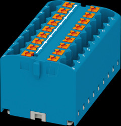 3273310 Distributor block PTFIX, 18x2.5, blue