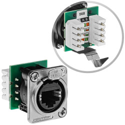 Złącze montażowe RJ-45, CAT.5