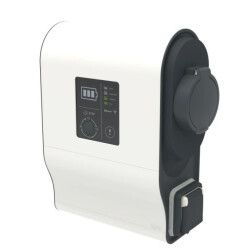 GREENUP Stacja ładowania pojazdów WALLBOX 1-faz. 3,7kW MODE 2 I 3 1.pkt. ład. z mod. kom. czytnik RFID 059008