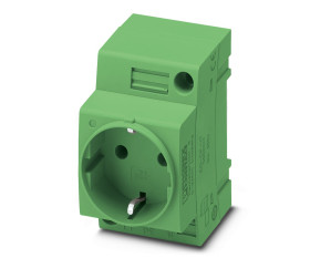 Gniazdo sieciowe Gniazdo Montaż na szynie DIN 16A