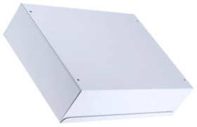 Obudowa urządzeń elektronicznych, Stal walcowana na zimno, Szary, 310 x 230 x 80mm, RS PRO