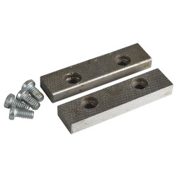 IRWIN&#xAE; Record&#xAE; T3-D PT.D Replacement Pair Jaws &amp; Screws 100mm (4in) for 3 Vice