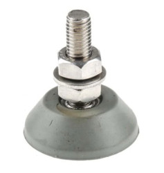 Mocowanie antywibracyjne, M10, Ø 46mm, H 16mm, 25-200, materiał: Guma 55 Shore A, RS PRO