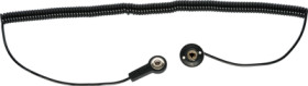 Grounding cable, push button Ø 4 mm, 2.4 m, C-191 087