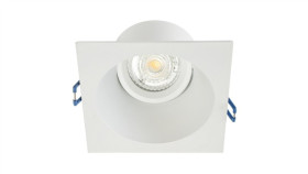 Oprawa Roma Kwadrat Biała Odlew Aluminium