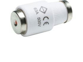 Wkładka bezpiecznikowa DIII/E33 wykonanie szybkie F (Bi-Wts) 63A 500VAC LE33F63 HAGER