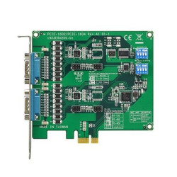 PCIE-1602B-AE 2-portowa RS-232/422/485 PCIe Karta komunikacyjna z zabezpieczeniem przeciwprzepięciowym