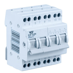 Przełącznik wyboru sieci 1-0-2 4P 63A SF463