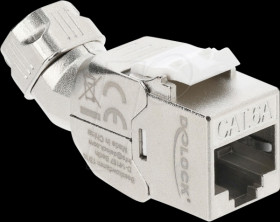 90798 Keystone Module RJ45 jack to LSA Cat.6a, 45°