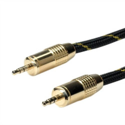 Kabel audio ROLINE GOLD 3,5 mm M/M, blister detaliczny, 5 m