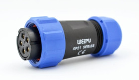 SP2110/S5 gniazdo na przewód 5 pin 250V / 30A