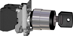 Schneider Electric XB4BG41 XB4BG41 Przełącznik kluczykowy IP67 1 szt.