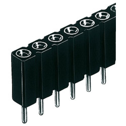 Fischer BL 5 36 Z Precision Contact Female Header 1x36 Vertical 2.54 &#x2265;0.75&#xB5;m Au