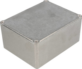 Zinc die cast enclosure, (L x W x H) 120 x 94 x 52 mm, natural, IP54, 1590K431