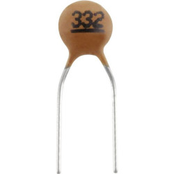 TRU COMPONENTS TC-K3,3NF5 Ceramic capacitor THT 3.3 nF 100 V 10