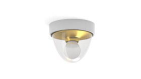 Lampa Natynkowa Zewnętrzna Ip44 Nook White/Gold 7970 Nowodvorski Lighting