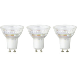 Sygonix SY-4893256 LED Bulb Warm White GU10 5.7W Dimmable 3 Pack