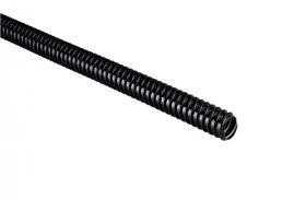 Rura spiralna wysokoelastyczna czarna 320N samogasnąca PVC +5C +60C PV UV fi 22 /30m/ ECGFE22N