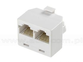 Rozgałęźnik R3-8, 1 M/2F 8p8c
