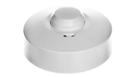 Czujnik Ruchu Mikrofalowy Z Osłoną, 5.8Ghz 1200W 360 Stopni 3-2000Lx Biały...