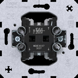 WDE3037 Intermediate switch insert, flush-fitted, 10 AX/250 V