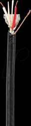 CABR1535BK1000 Nedis Microphone Cable | 2 x 0.35 mm² | Copper | 100.0 m | Round