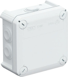 Cable junction box, 100 x 100 x 48 mm, no. of entries: 7, 6.0 mm², white, IP66, 2007525